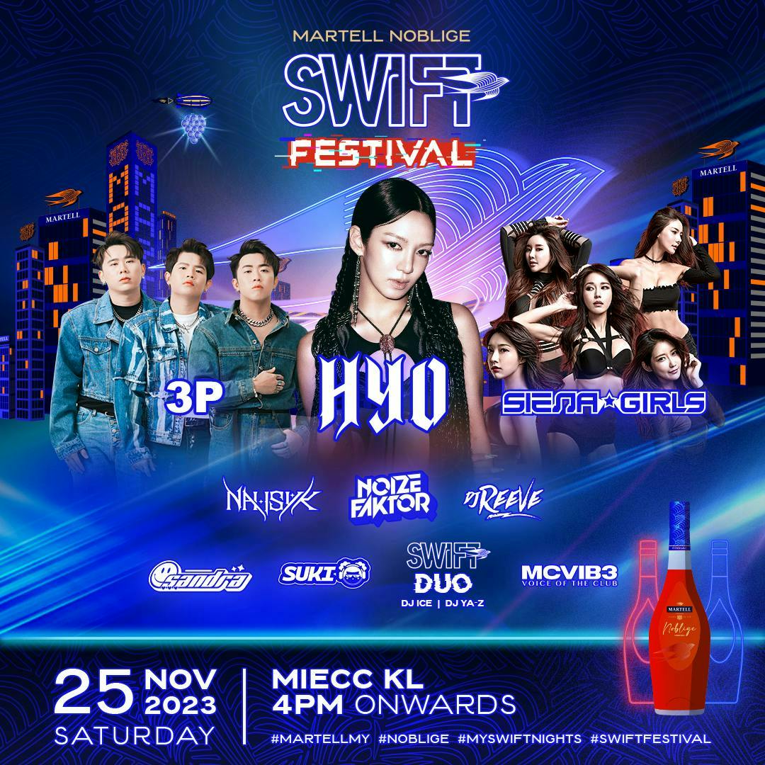 Martell invites you to party with DJ Hyo at its Noblige Swift Festival